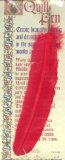 Manuscript Authentic quill dip pen - steel nib - Chronicle - Red