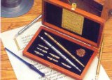 Boxed Victoriana Calligraphy set, pen holders and nibs
