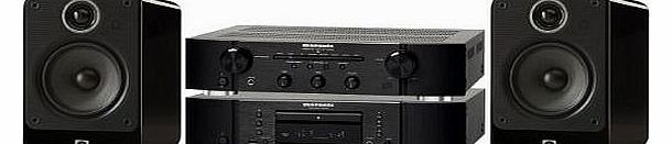 Marantz CD6005   PM6005 Black   Q Acoustics 2020i Graphite (R)