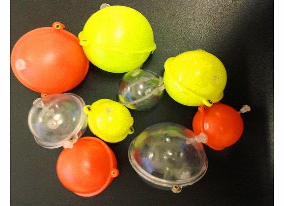 Marauder 9 Assorted Bubble Floats (3 sizes / 3 colours)