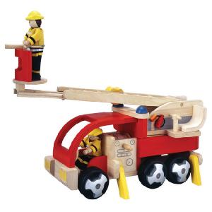 Plan Toys Fire Engine with Fireme