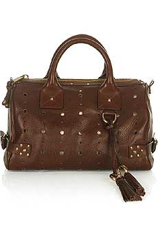 Brigitte Perforated Leather Bag