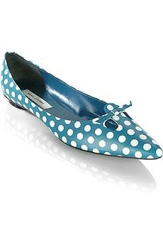 Polka dot mouse shoes