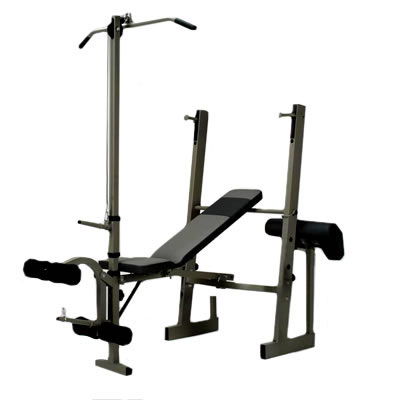MWB345 Bench with Lat   70kg weights kit (MWB345 Bench with Lat   70kg Weight Kit)