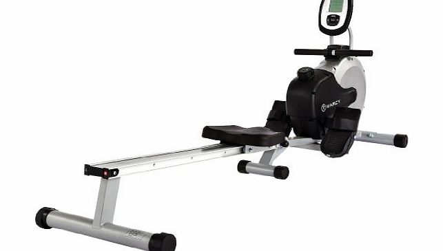 Marcy RM413 Henley Magnetic Foldable Rowing Machine - Silver/Black