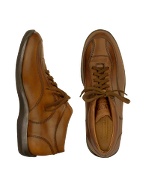 Trekker - Men` Brown Genuine Leather Lace-up Ankle Boots