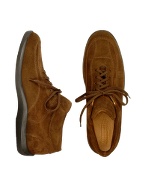 Trekker - Men` Brown Suede Lace-up Ankle Boots