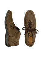 Trekker - Men` Taupe Suede Lace-up Ankle Boots