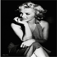 Marilyn Monroe Sitting Poster