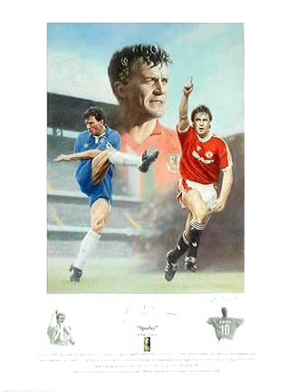MARK HUGHES SPARKY SIGNED LIMITED EDITION PRINT