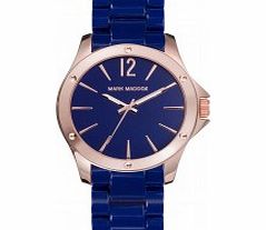 Mark Maddox Ladies Colour Time Blue Bracelet Watch