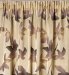 Leaf Pencil Pleat Curtains with Silk