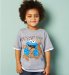 Round Neck Short Sleeve Cookie Monster T-Shirt