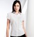 Marks and Spencer Short Sleeve Button Front Keyhole Blouse