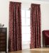 Traditional Scroll Pencil Pleat Curtains