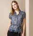 Marks and Spencers Short Sleeve Spot Blouse