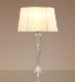 Small Ornate Glass Table Lamp