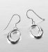 Marks and Spencers Sterling Silver Double Oval Earrings