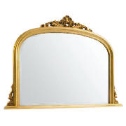 Overmantle Mirror Gold 119x90cm