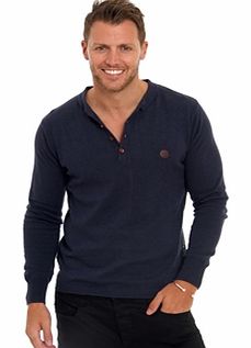 Long Sleeved Knitted Polo