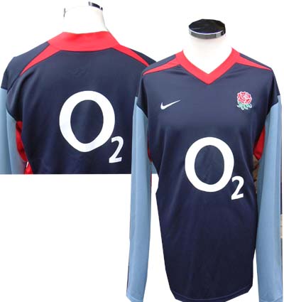 Martin Corry - England team issue training shirt 2005