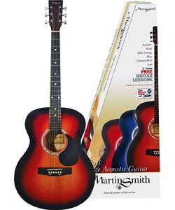 Martin Smith W-100 Acoustic Guitar Package -
