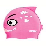 Maru Kids Fun Silicone Swim Cap - Pink Dolphin