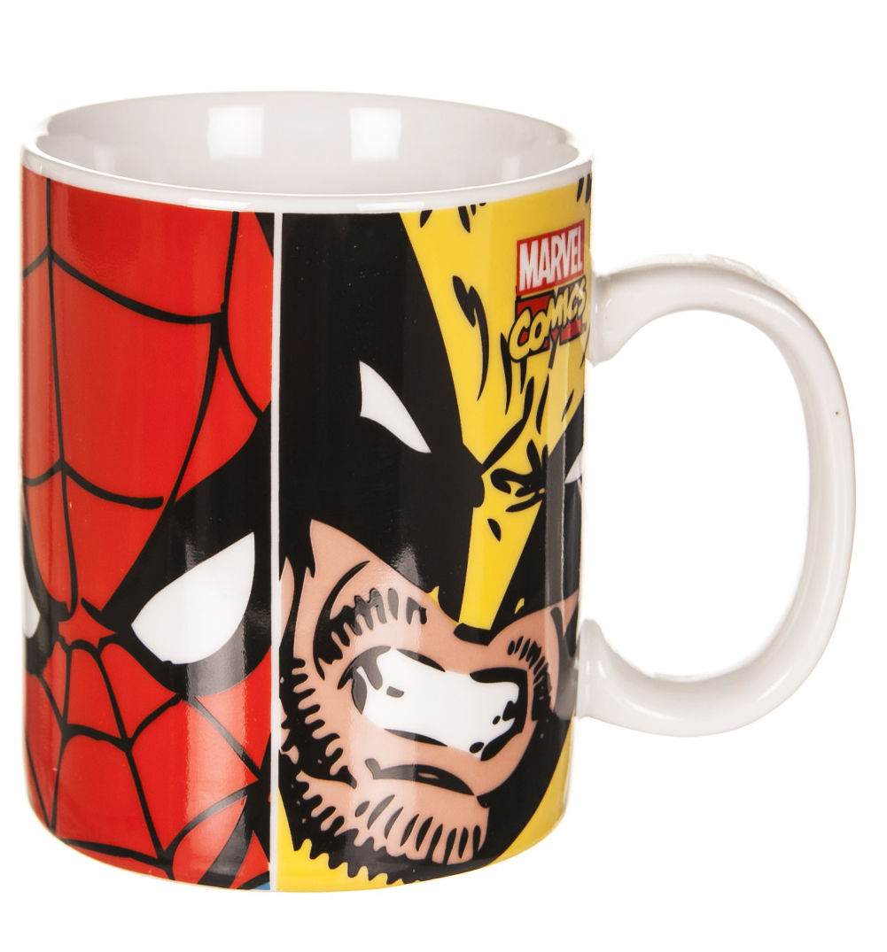 Marvel Comics Characters Face Off Mug