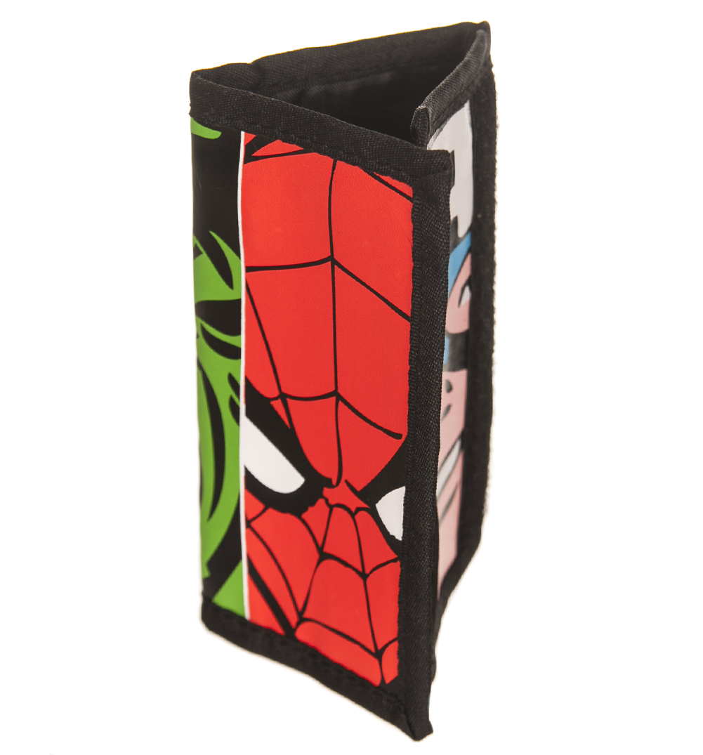 Marvel Comics Characters Face Off Velcro Wallet
