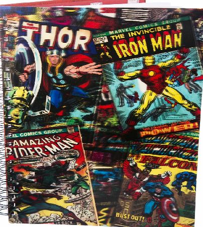 Marvel Comics Covers Lenticular A4 Notebook