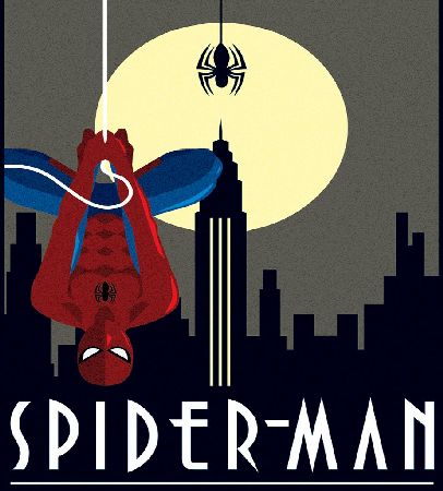 Marvel Comics Spider-Man Deco Canvas Print 30 x
