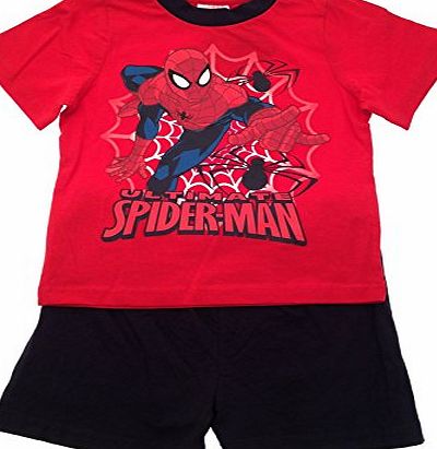 Kids Boys Pyjamas Marvel Ultimate Spiderman Short Pjs Pyjama Set Superhero Size UK 7 to 8 Years