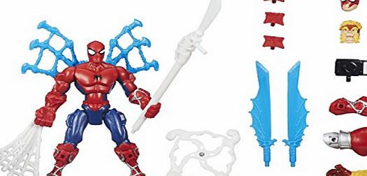 Marvel Spiderman Hero Mashers Spiderman and Sabretooth Action Figure Set
