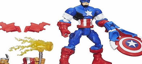 Marvel Super Hero Mashers Captain America Action