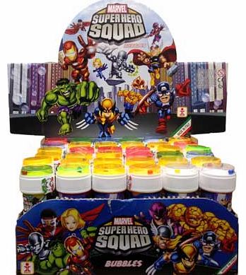 Marvel Super Hero Squad Bubble Tubs - Pack of 16