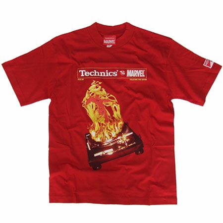 Human Torch Red T-Shirt