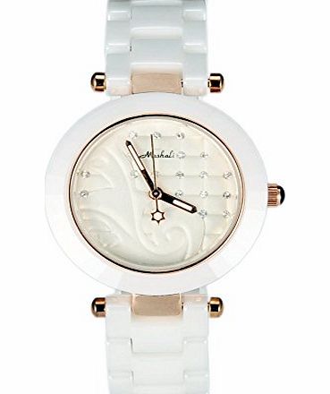 Mashali 3D Flower Fine Watch Ladies Watch Waterproof Quartz Watch Wrist Watch (P2)