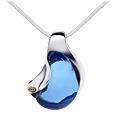 Vanita`- Blue Murano Glass Stone Pendant