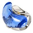 Vanita`- Blue Murano Glass Stone Ring