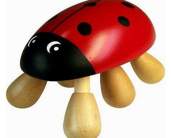 Wooden Ladybird Massager