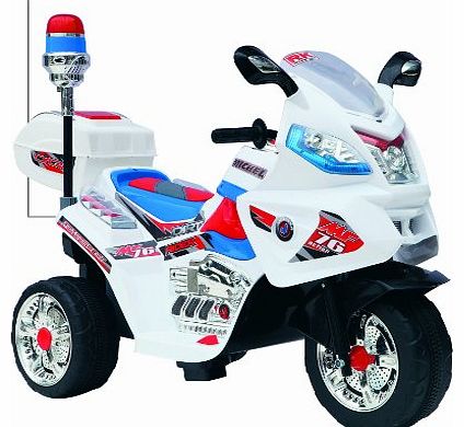 Ride on car with parental Remote Control Police Electric Ride On 3 Wheeled Motorcycle