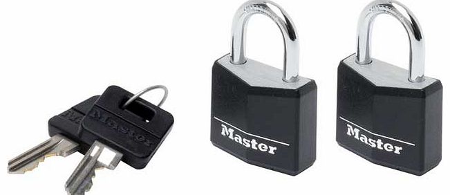 Master Lock 2 30mm Aluminium Padlocks