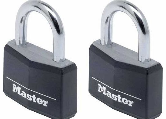 Master Lock 2 40mm Aluminium Padlocks