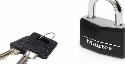 Master Lock 9140EURDBLK Padlock 40 mm with 21 mm Tempered-Steel Shackle 6 mm Diameter