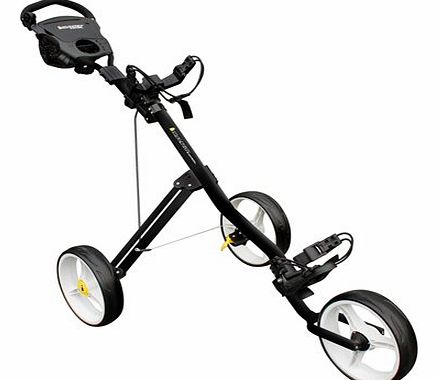 Masters Golf - ICart 3 Wheel Trolley Black