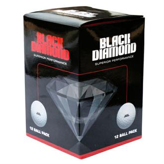 Black Diamond Golf Balls (12 Balls)