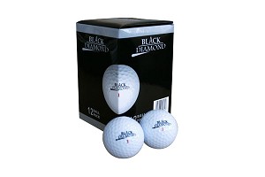 Masters Black Diamond Titanium Golf Balls (Dozen)