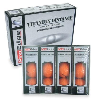 Pro Edge Titanium Distance Dozen Ball Pack