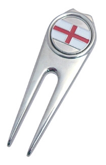 Masters Golf St Georges Flag Deluxe Pitch Mark