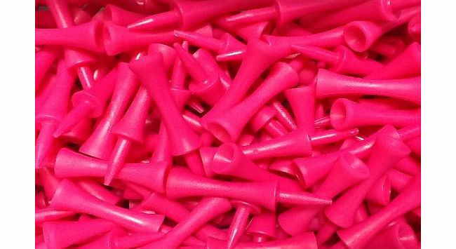 Great Value - 100 x Very PINK Castle Golf Tees